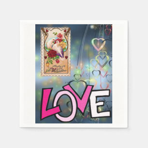Valentine's Day Paper Napkins