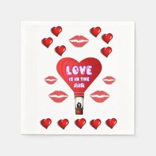 Valentine's Day Paper Napkins