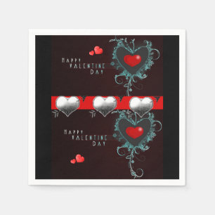 Valentine's Day Paper Napkins