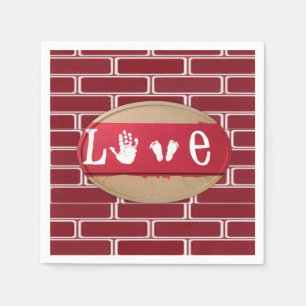 Valentine's Day Paper Napkins