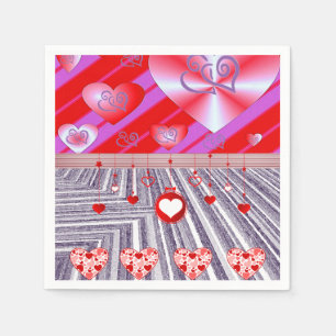 Valentine's Day Paper Napkins