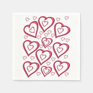 Valentine's Day Paper Napkins