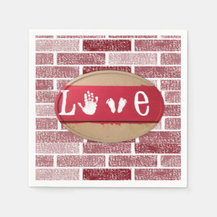 Valentine's Day Paper Napkins