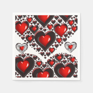 Valentine's Day Paper Napkins