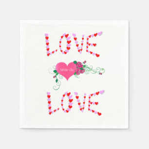 Valentine's Day Paper Napkins