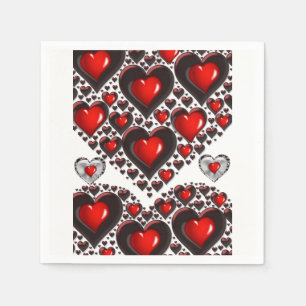 Valentine's Day Paper Napkins