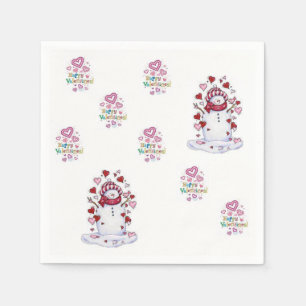 Valentine's Day Paper Napkins