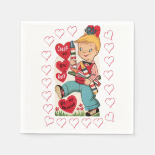 Valentine's Day Paper Napkins