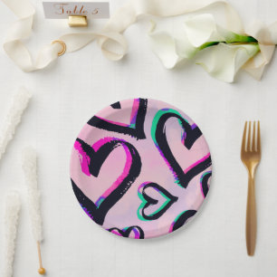 Valentine's Day Paper Plate