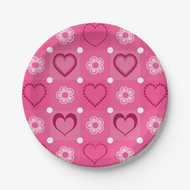 Valentine's Day Paper Plate (Front)