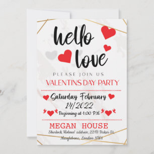 Valentine's Day Party Invitation