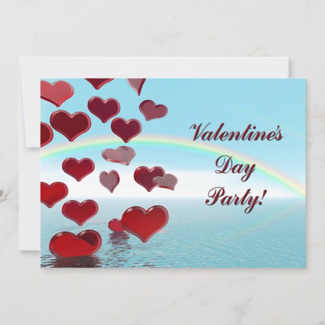 Valentine's day party invitation (Front)