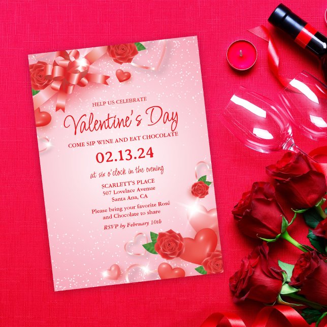 Valentine's Day Party Invitation (Creator Uploaded)