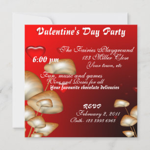 Valentines Day Party Invitation
