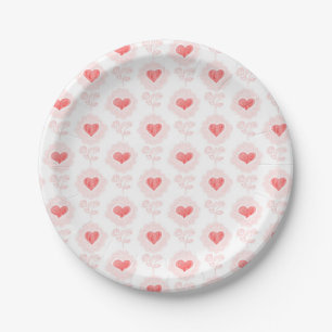 Valentine's Day Party Paper Plate
