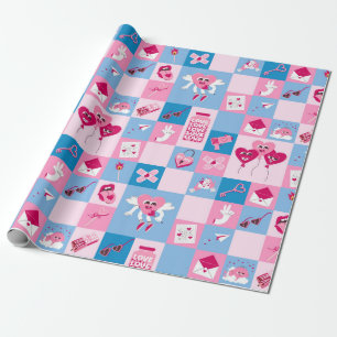 Valentines Day pattern Wrapping Paper