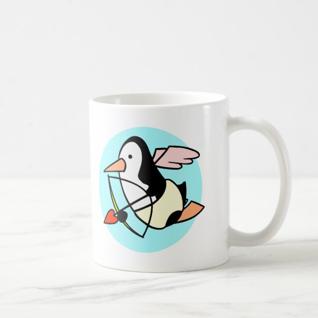 Valentine's Day Penguin Mug (Right)