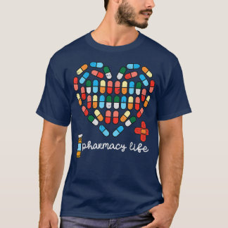 Valentines Day Pharmacy Life Pill Heart Pharmacist T-Shirt