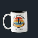 Valentine's Day Photo Best Boyfriend By Par Golfer Two-Tone Coffee Mug<br><div class="desc">Retro Best Boyfriend By Par design you can customise for dad, stepfather, grandpa or any golf enthusiast who's also a dad. Perfect gift for the best father, step daddy or grandfather ever who loves club sports or golfing The text "BEST BOYFRIEND BY PAR" can be customised with any moniker by...</div>