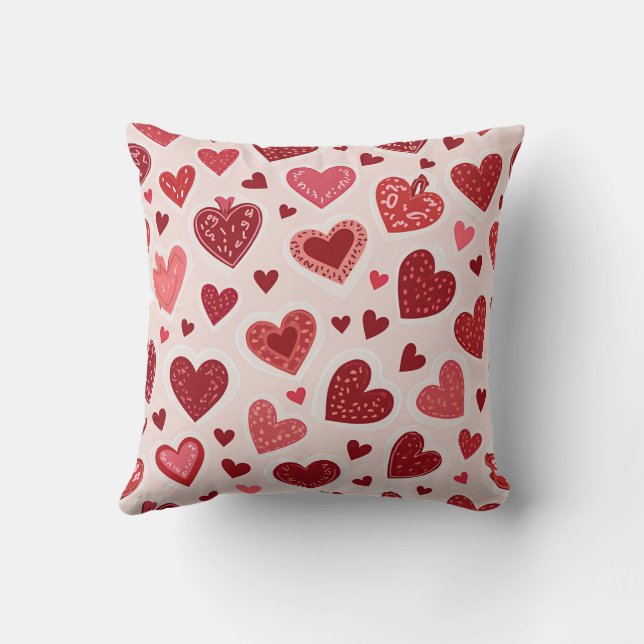 Valentine's Day Pillow Cushion (Back)