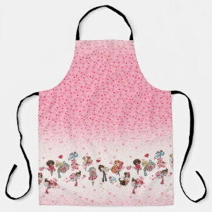 Valentine's Day Pink Kitchen Craft Apron