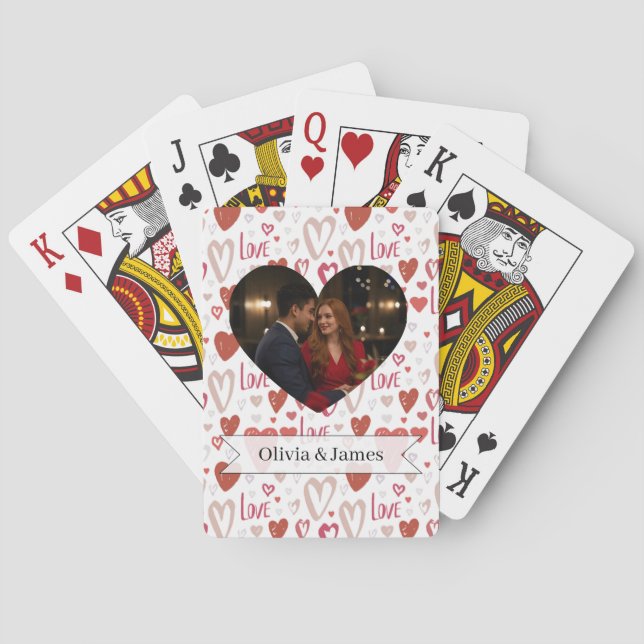 Valentines Day Poker Cards (Back)