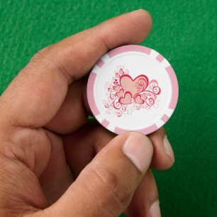 Valentine's Day Poker Chips