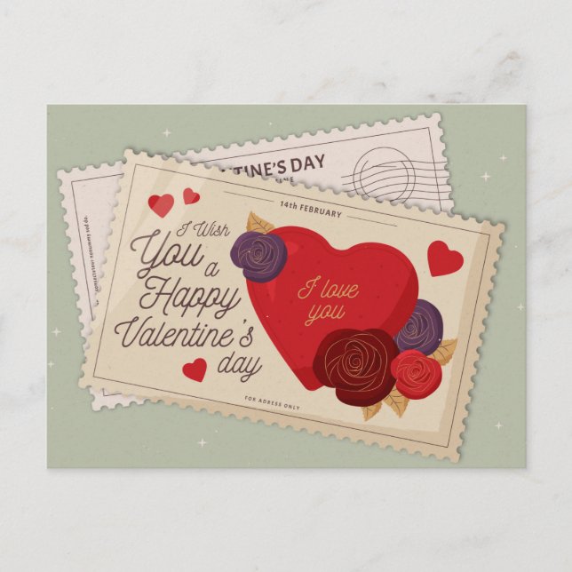 Valentine's Day Postcard (Front)