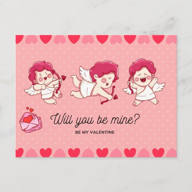 Valentine's Day Postcard – A Special Love Message  (Front)