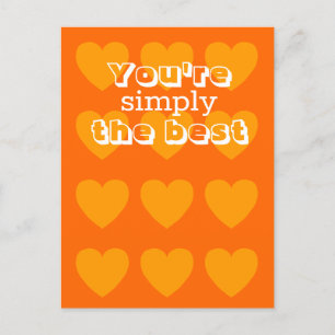 Valentines day postcard with hearts by Jo Images