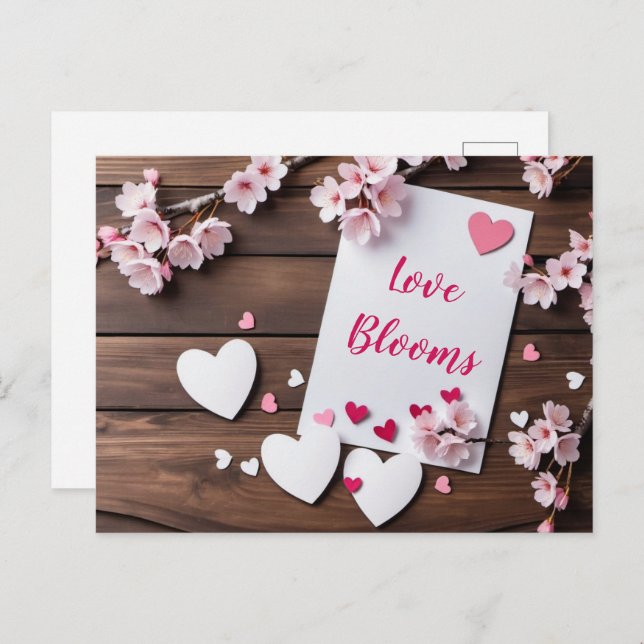 Valentine's day, Postcrossing Postcard (Front/Back)