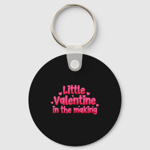 Valentines Day Pregnancy Announcement Little Valen Key Ring