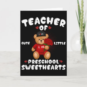 Valentine's Day Preschool Teacher For Teachers In Card