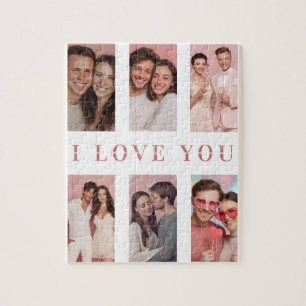 Valentine's Day Puzzle Custom Collage Photos