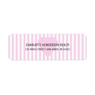 Valentines Day Real Estate Return Address Return Address Label