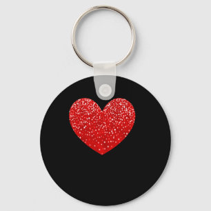 Valentines Day Red Heart Cute Valentine Love Sweet Key Ring