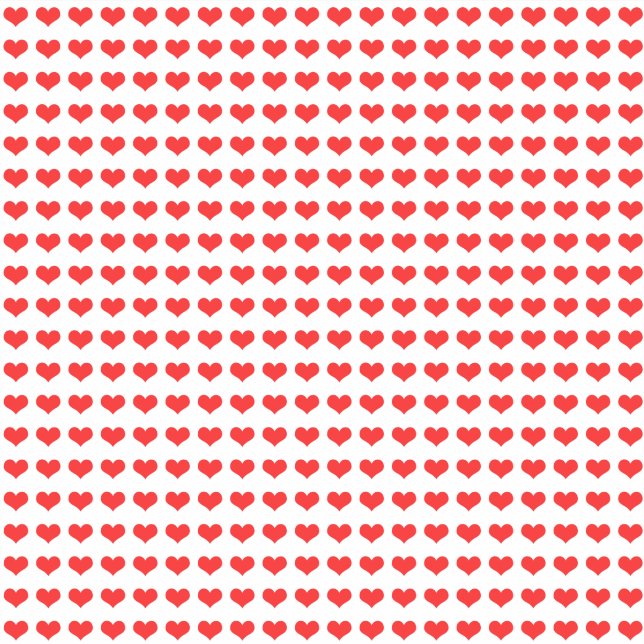 Valentine's Day Red Heart Patterns Cute Cool 2022 (Front)