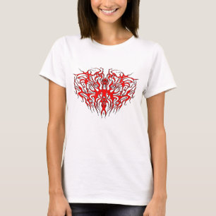 Valentine's Day Red Heart Tribal Tattoo T-Shirt