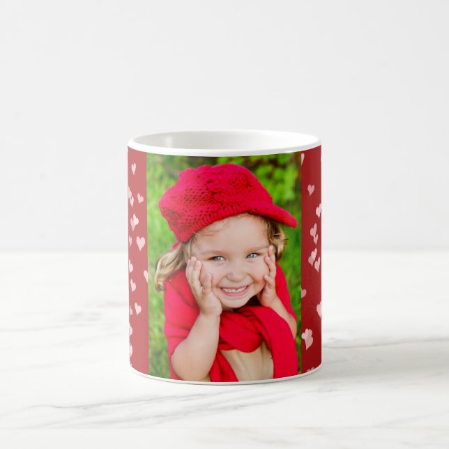 Valentine's Day Red Hearts Coffee Cup Gift (Center)