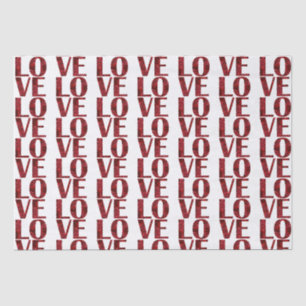 Valentines Day Red Roses Love Elegant Stylish Tissue Paper