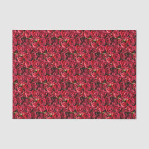 Valentine's Day Red Roses Tissue Paper
