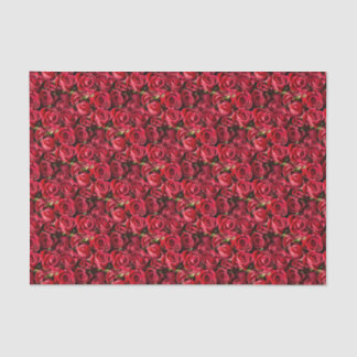 Valentine's Day Red Roses Tissue Paper