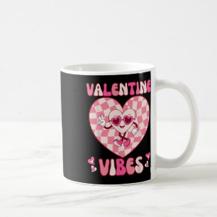 Valentines Day Retro Groovy Valentine Vibes Tees Coffee Mug