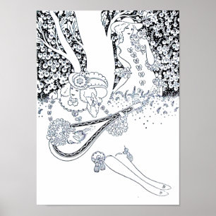 VALENTINE'S DAY ROMANCE,ROMANTIC LOVERS IN NATURE POSTER