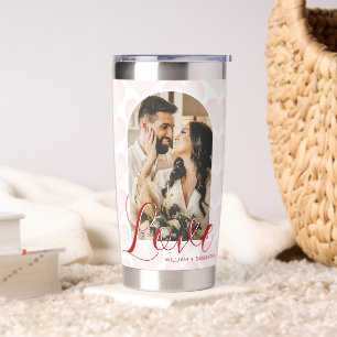Valentines Day Romantic Arch Custom Photo  Insulated Tumbler