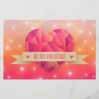 Valentine's Day Romantic Love Modern Stationery