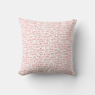 Valentines Day Romantic Words Cushion