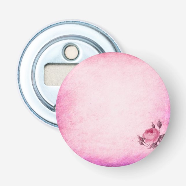 Valentine's day Rose    Bottle Opener (Front)