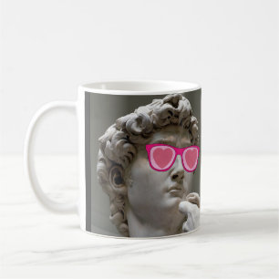 Valentines day rose colored glasses   coffee mug