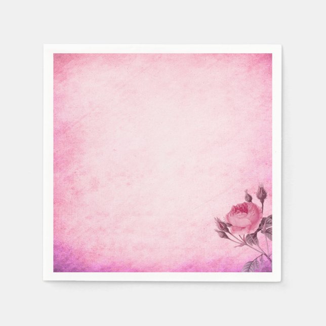 Valentine's day Rose         Napkin (Front)